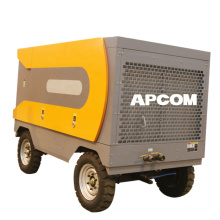 APCOM air compressor for drilling borehole High Efficiency Portable Diesel Air Compressor For Water Well Drill Rig